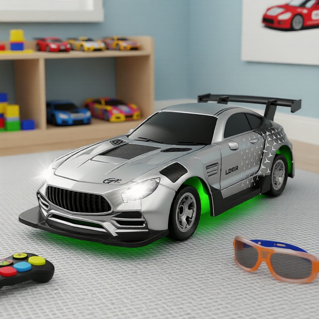 4WD Mini RC Drift Racer – Variable Speed Pocket Toy for Boys’ Desktop ...