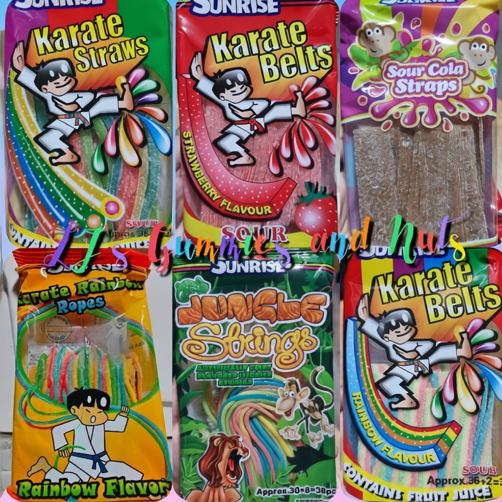 Sunrise Karate Belts - Available in Multiple Flavor, 160grams per pack ...