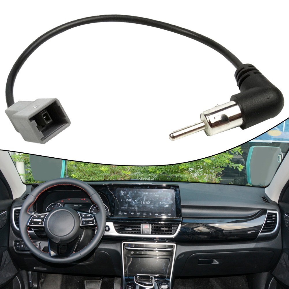 Car Antenna Adapter Female Connector FM Radio CD Wire Cable For Kia ...