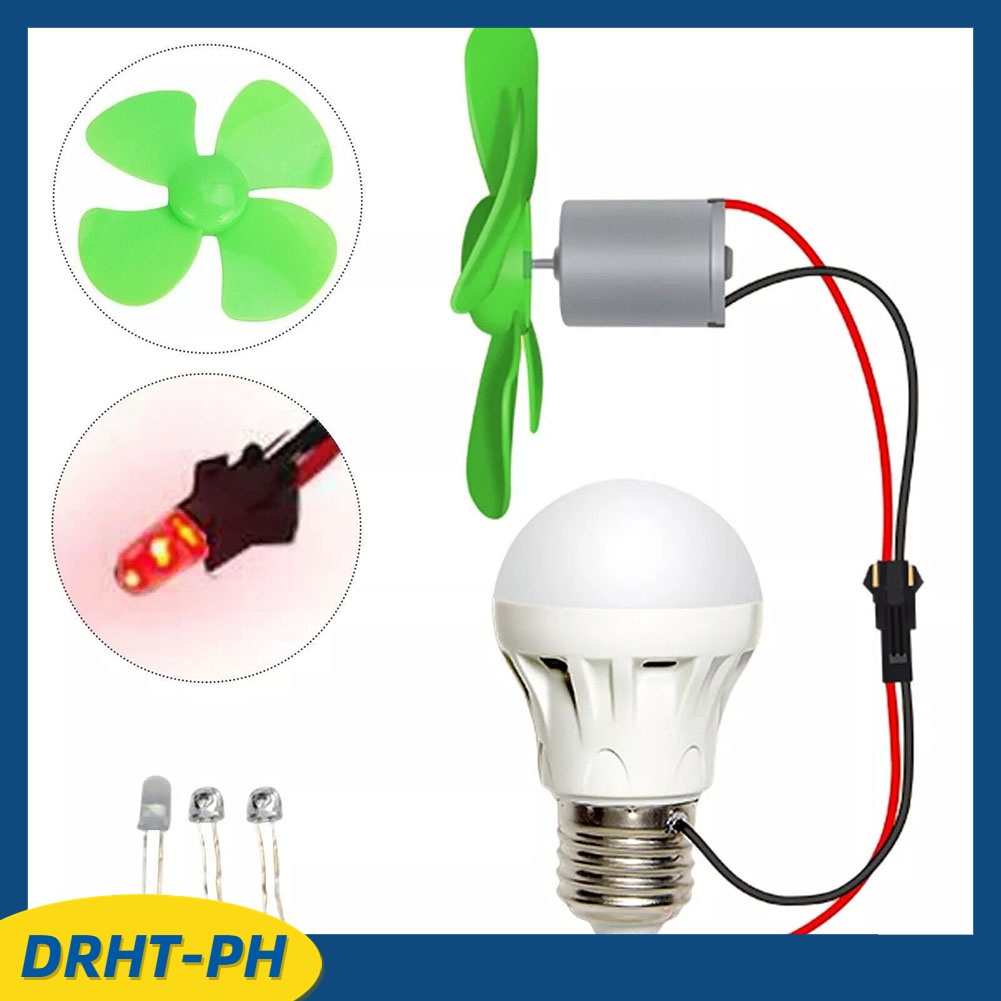 [DRHT] Mini Wind Turbine Motor w/Blades Power Alternative Energy ...