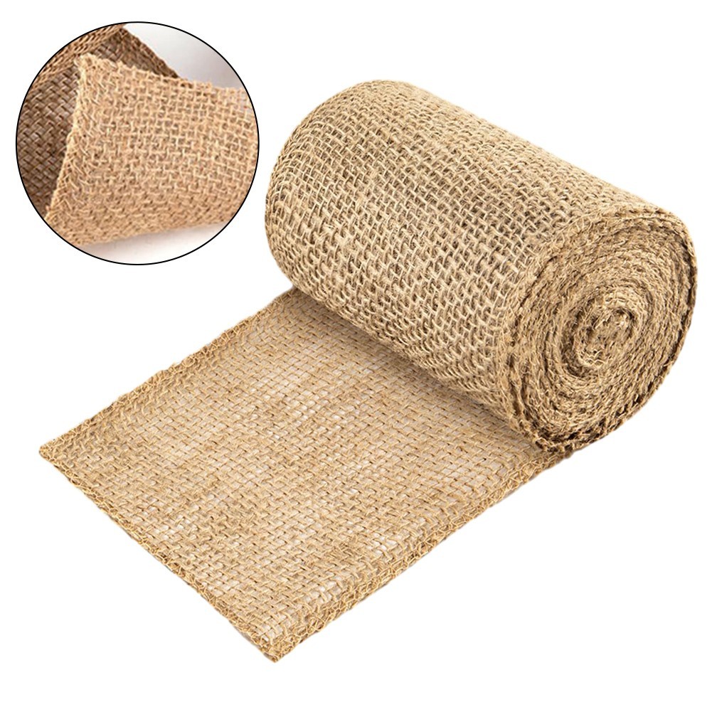 Big Natural Burlap Tree Wraps for Winter Plant Protection 4 Size 19.69 ...