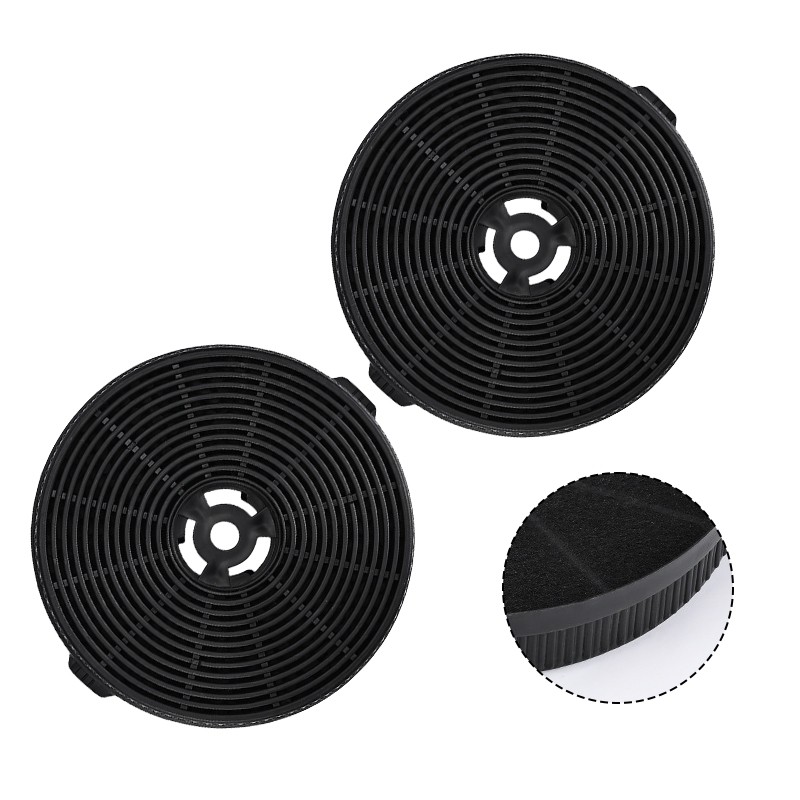 [Twilight] 2PCS 140*25mm Activated Carbon Filters for Kitchen Range ...