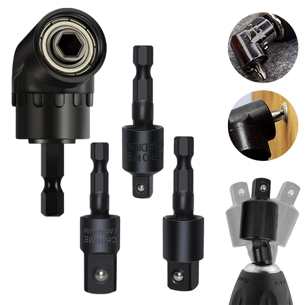 Ready Stock 4 in1 For 360° Rotatable Socket Adapter w/ 105 Degree Angle ...