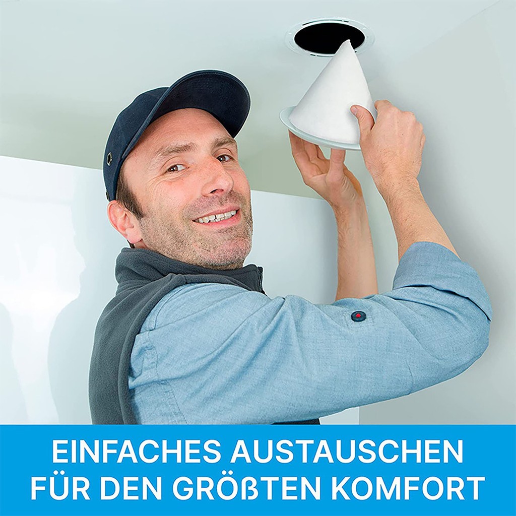 Filtres Coniques Haute Performance Pour Ventilation - Compatibles Helios, Maico, Pluggit, Zehnder (Lot 10)