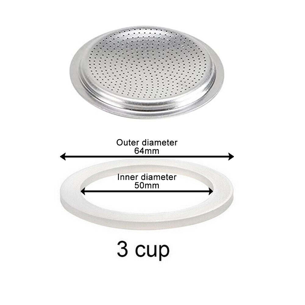 【NSRE Fast】Replacement Gasket Seal for Coffee Espresso Moka Stove Pot ...
