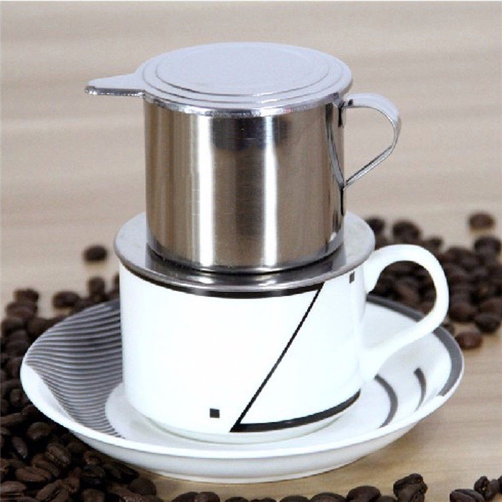 [COD] Stainless Steel Vietnam Vietnamese 50/100ml Coffee Pot Drip ...