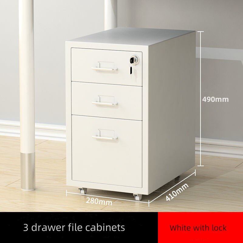 (Assembly required)Steel Mobile Pedestal Office Drawer Storage Filing ...