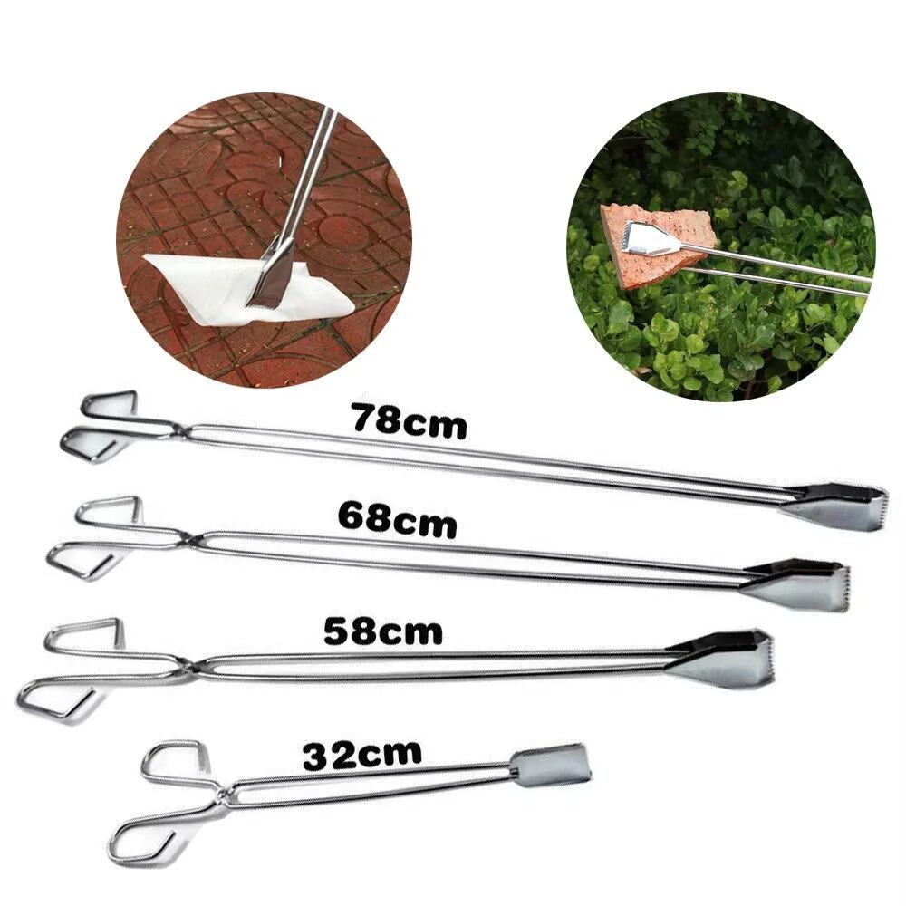 45-78CM Metal Trash Garbage Picker Heavy Duty Trash Picker Stick ...