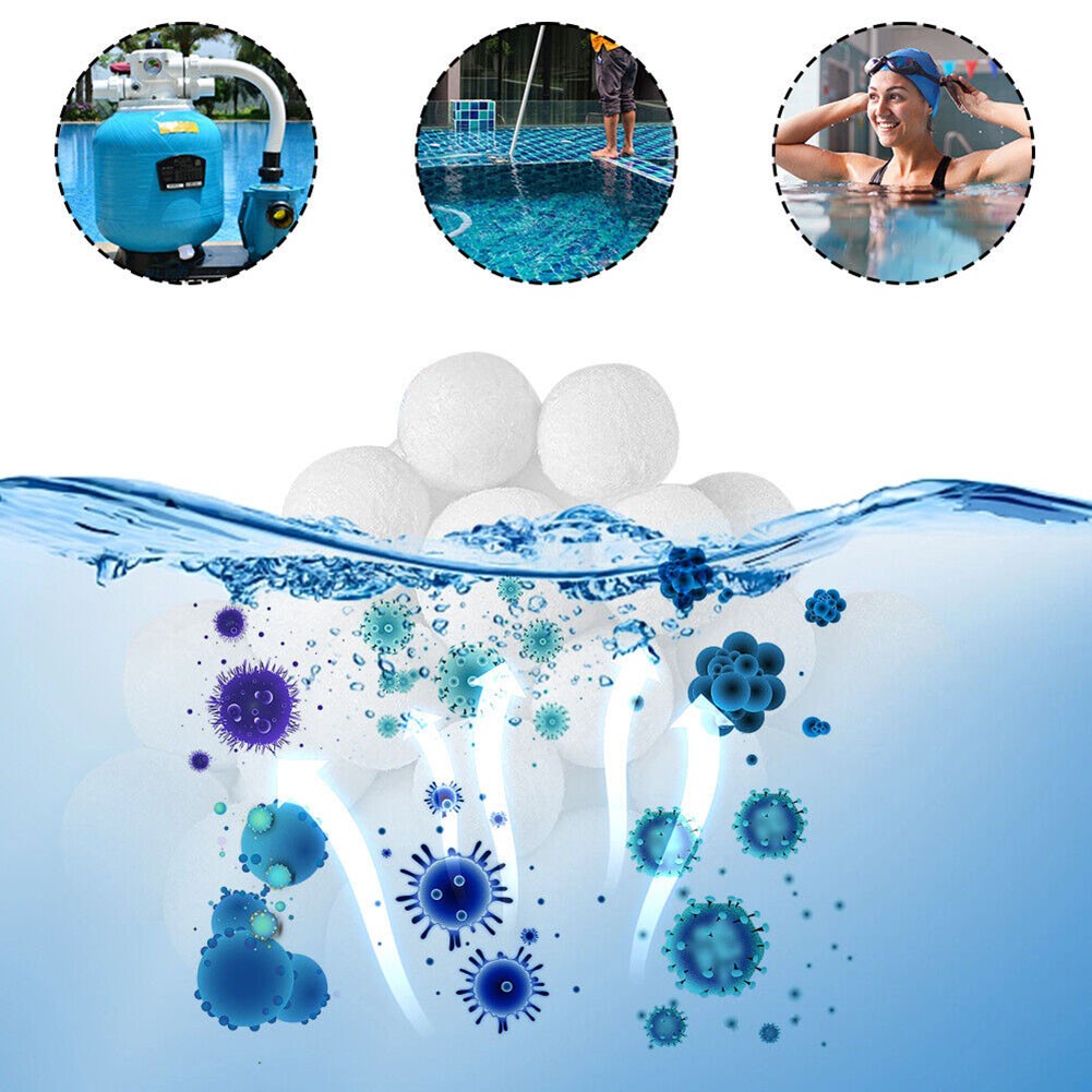 【HYST HOT】5cm Pool Filter Balls Fiber Filtration Media Swimming Pool ...