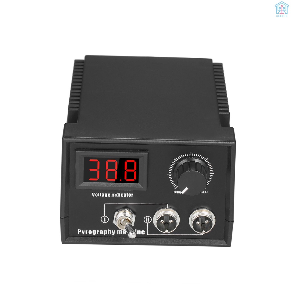 60W 220V 30PCS Woodburner Wood Burning Tool Kit Adjustable 0℃-800 ...