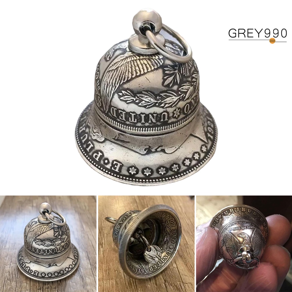 Grey990 Silver-color Bell Super Loud Heavy Duty Vintage Bell Metal ...