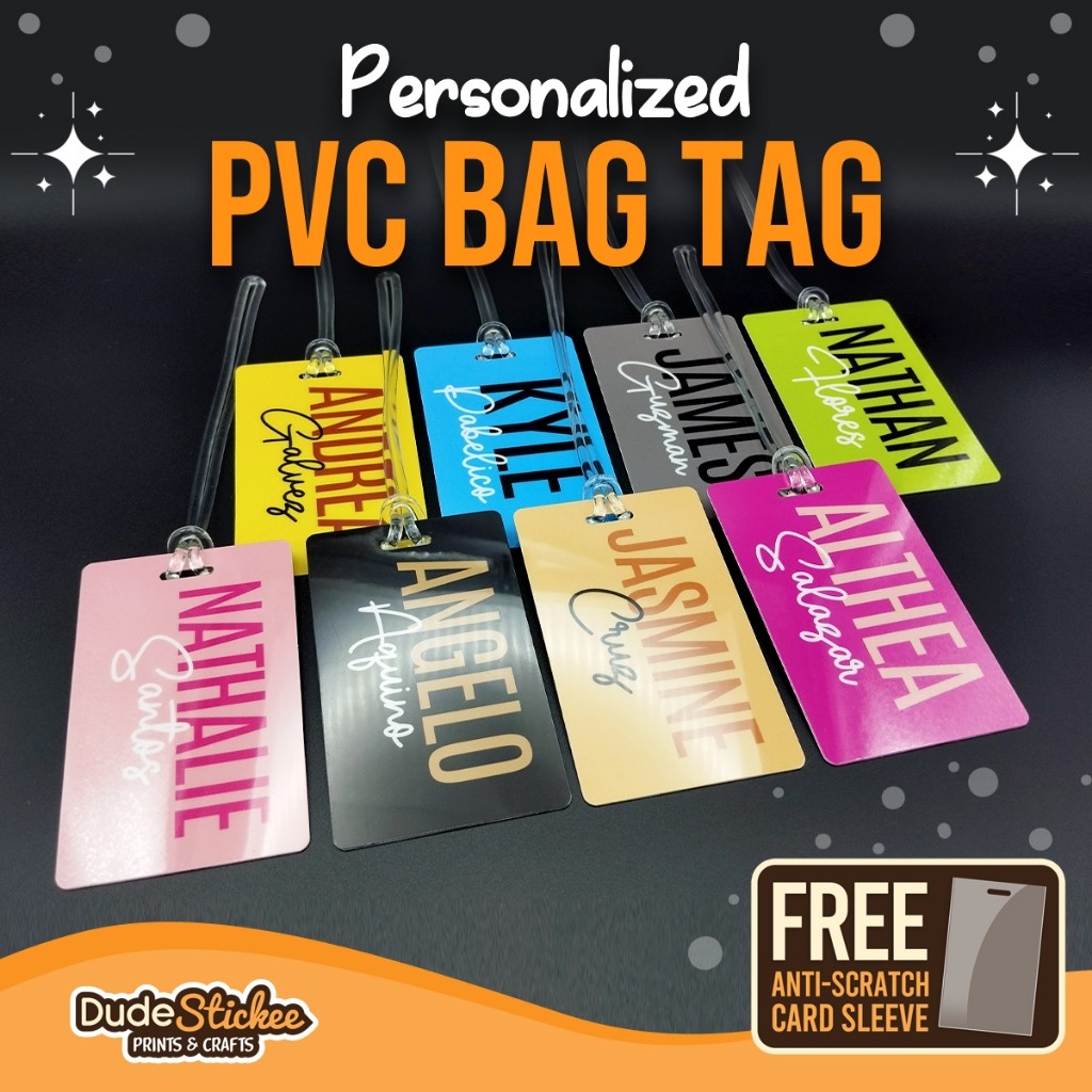 Personalized Bag Tag / LuggagegI Tag^kk+(Tricolor$yP&Design) | Shopee ...