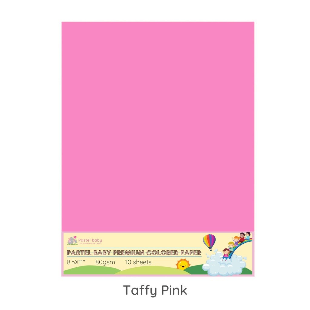 Pastel Baby Colored Paper 10Pcs. 1 Color Or Assorted Papers Stationery ...