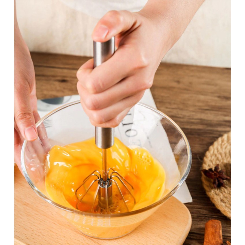 CODRY-!MlMagic Semi Automatic Egg Beater Stainless Steel Whisk Manual ...