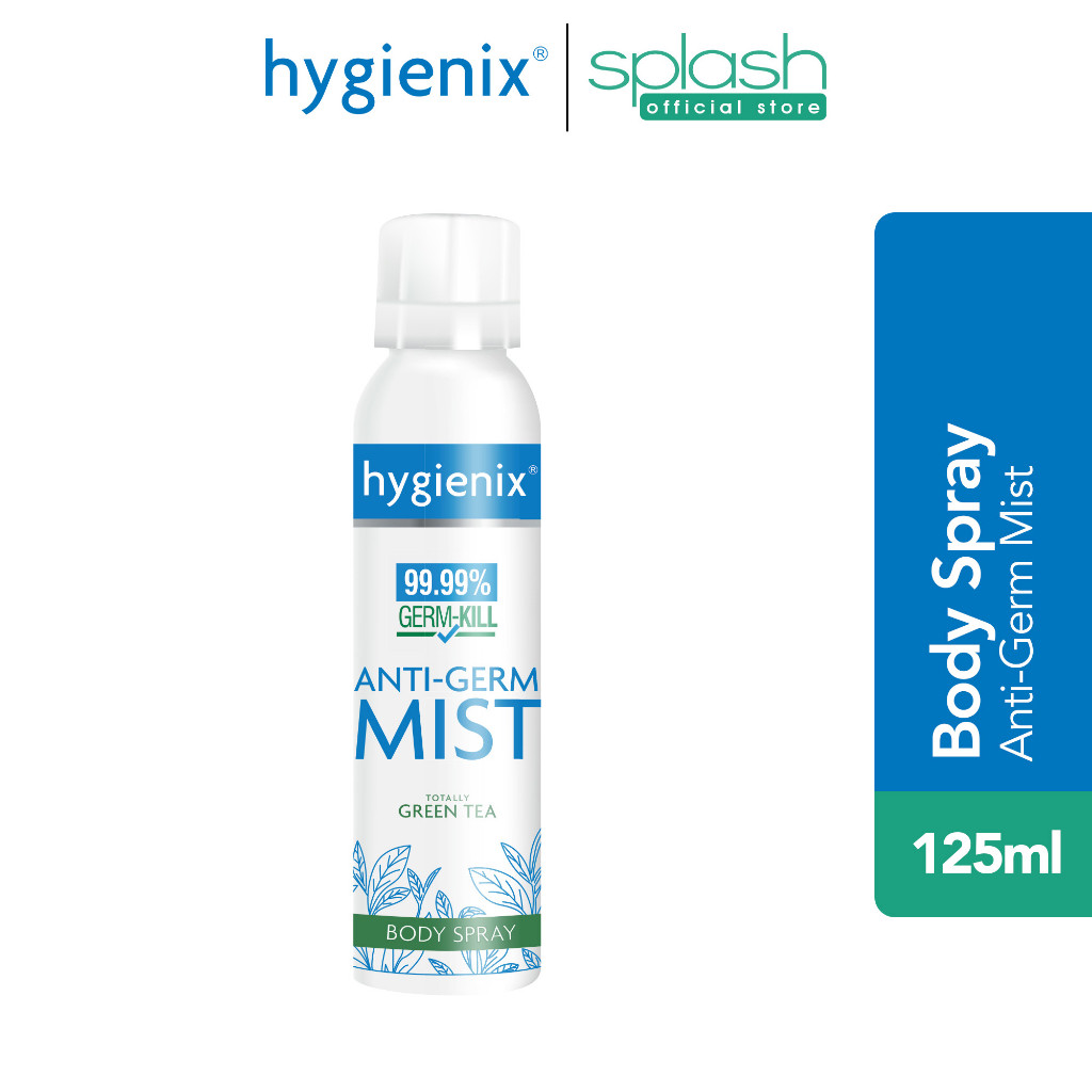 Hygienix Anti-Germ Mist Body Spray in Green}D;Tea%y/scent^Ey/125mL ...