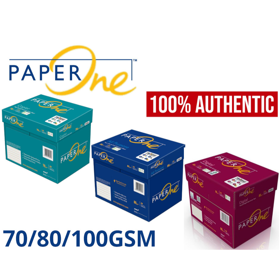 Paper One 70gsm 80gsm 100gsm short letter long legal A4 A3 bond paper ...