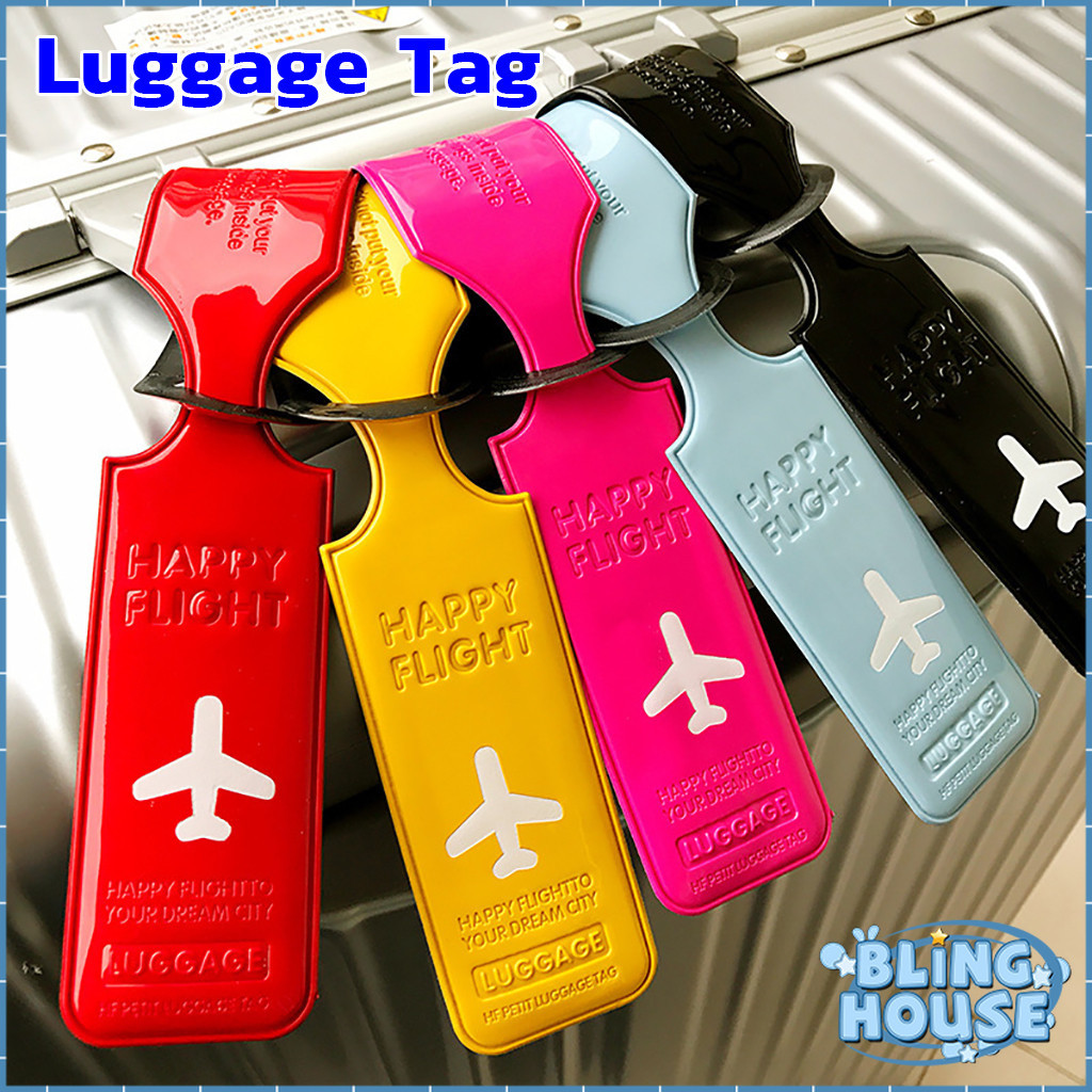 Bling Luggage Tag PVC Boarding Pass Colorful]I Anti-loss$ko`Label