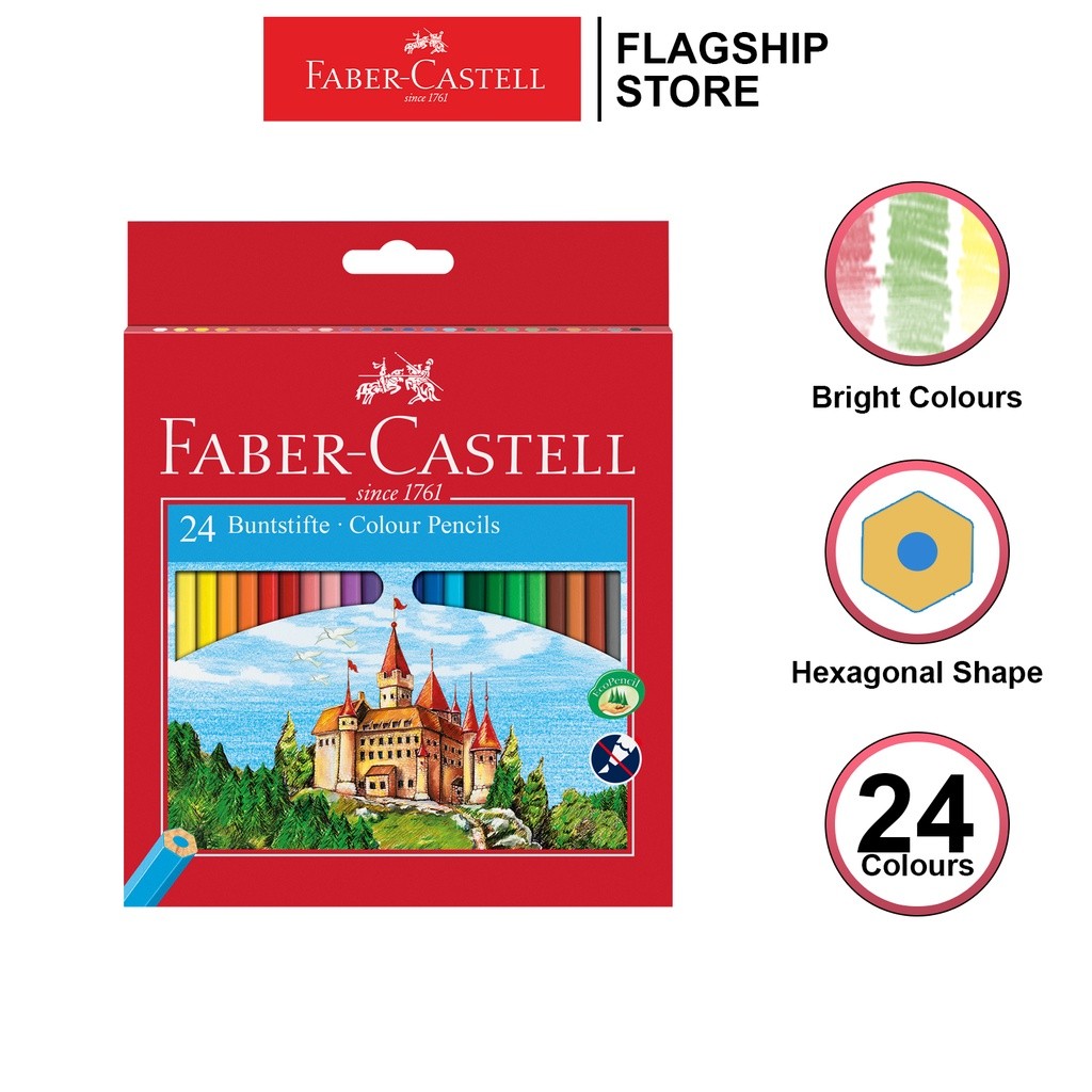 Faber Castell Classic Color Pencil 24Np{colors$wy)Long@C![12115854 ...