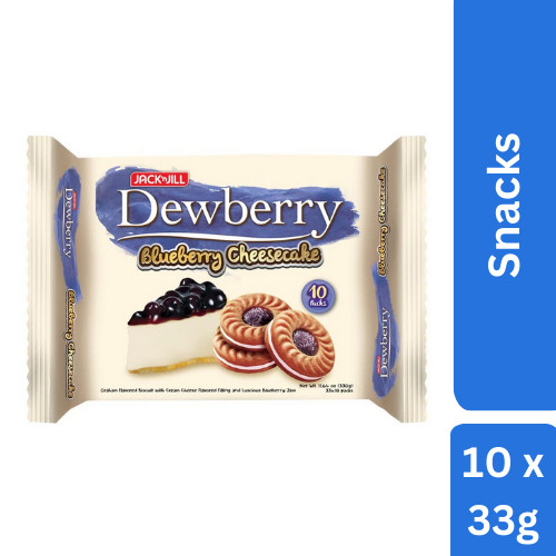 Jack 'n Jill Dewberry Blueberry Cheesecake 33g,pm&Pack#hU|of/DO(10 ...