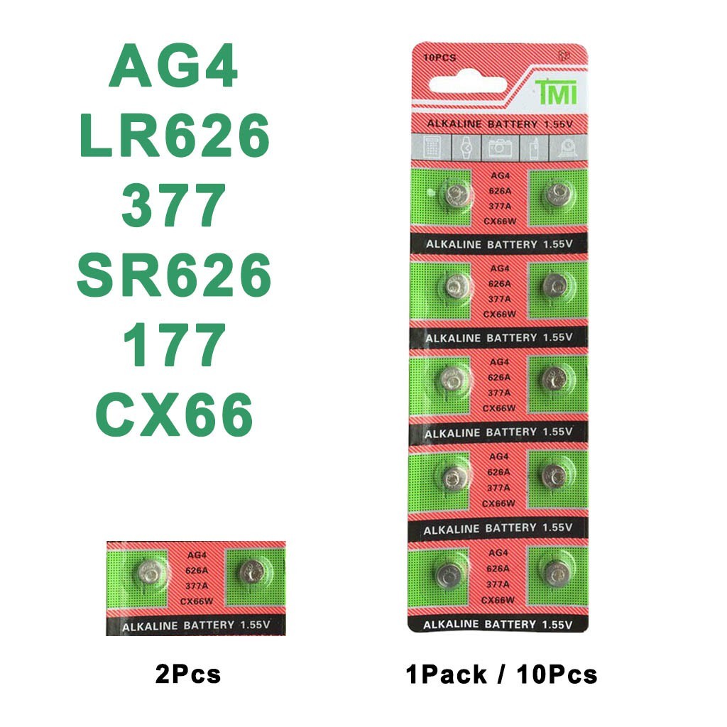1Pack(Lm(/'HT^10Pcs AG4 AG10 AG13 Alkaline(Nq}Batteries>L)Button>o>Cell ...