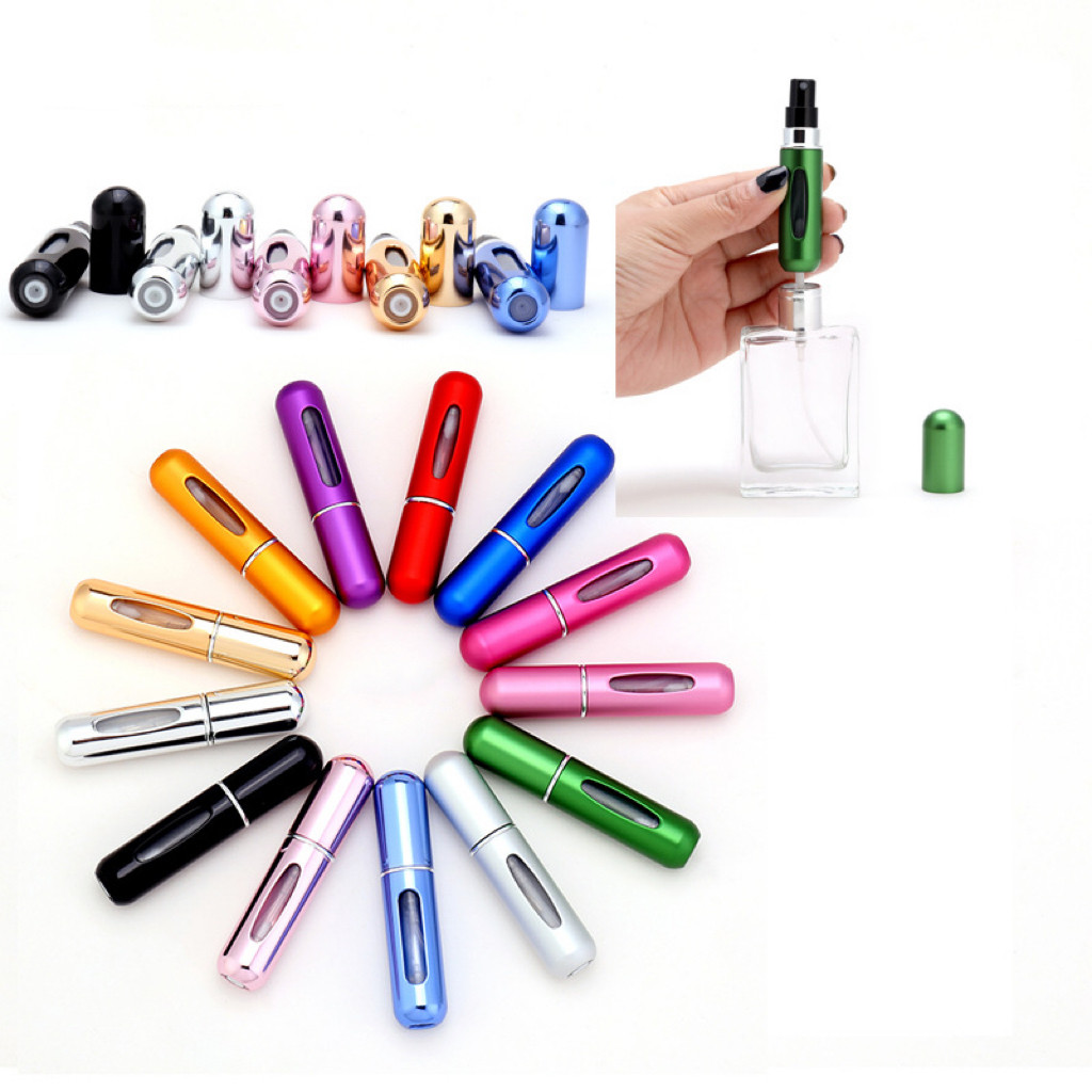 5ml Portable Mini Refillable Perfume Bottle Travel Atomizer Perfume*KX ...