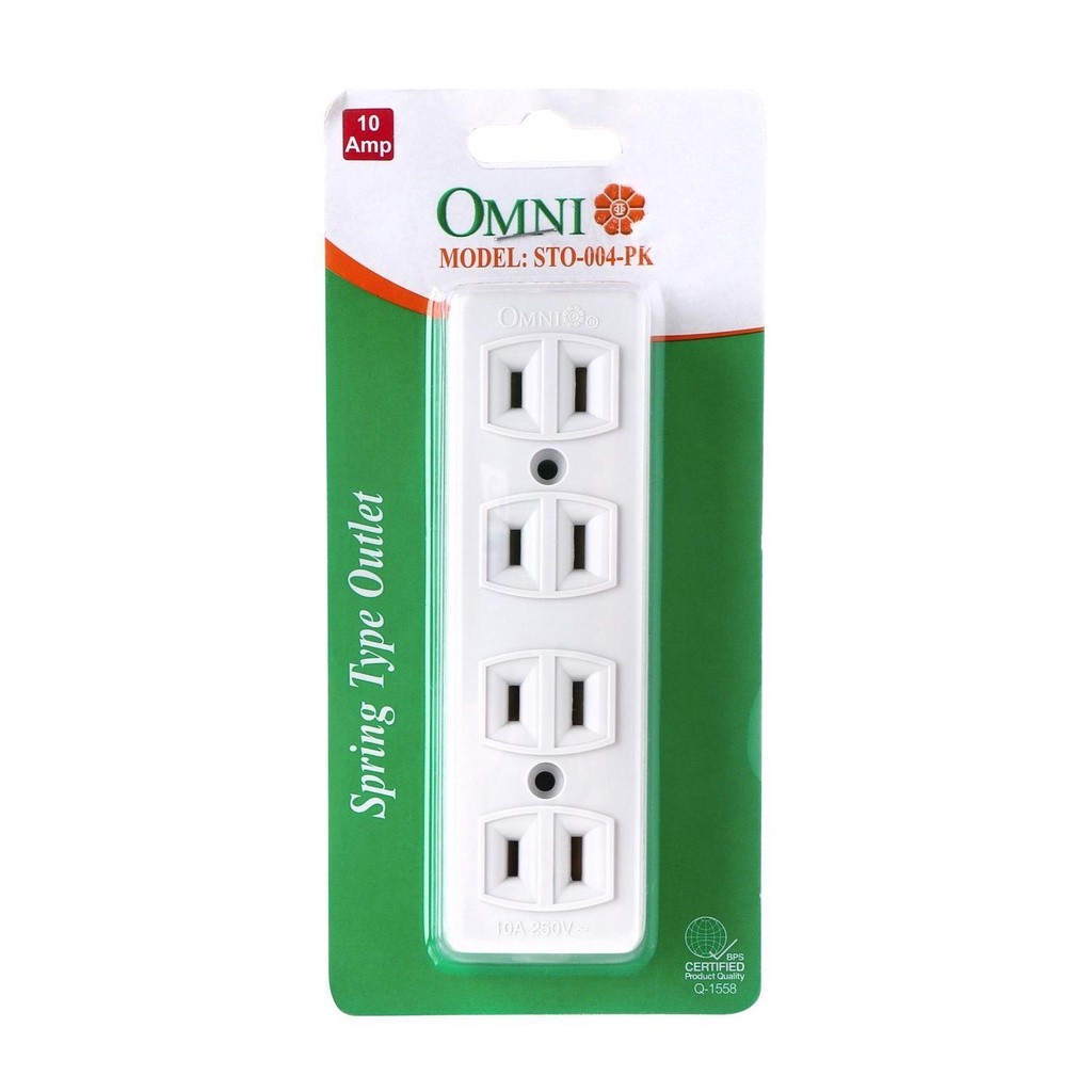 Omni 4-Gang Spring+Hs;Type#BOutlet!Cr`STO-004-PK | Shopee Philippines