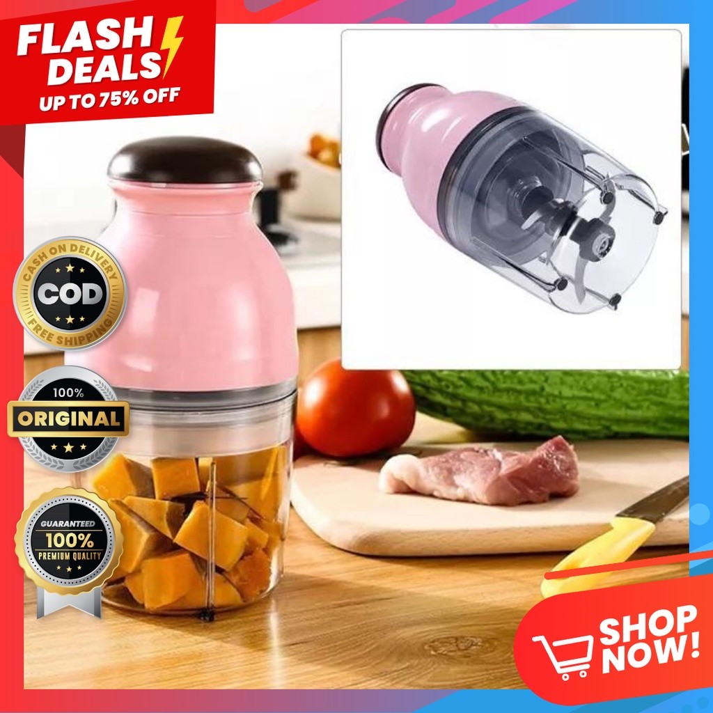 Original Capsule Cutter Food Processor Chopper Hand Blender Mini Multi ...