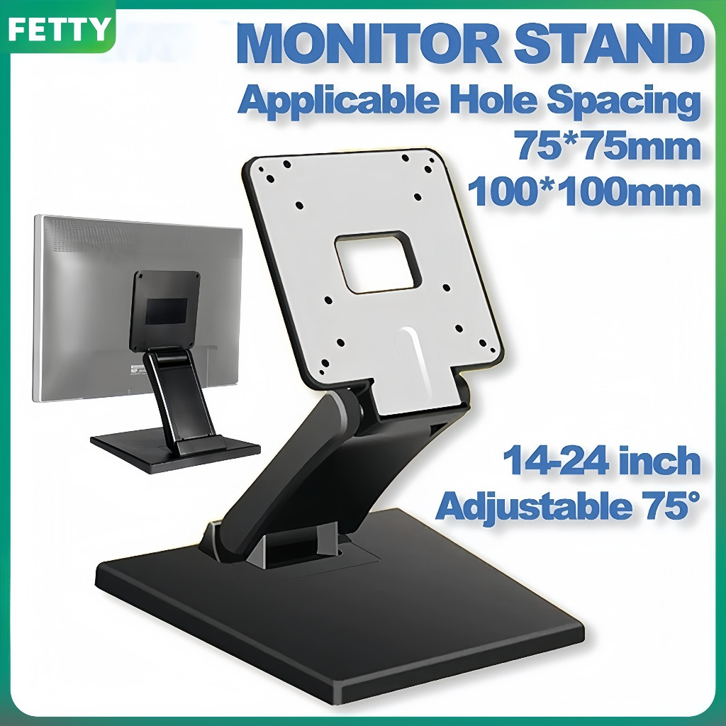 FETTY Monitor Stand Monitor 10-27 Inch PC Monitor Mount Computer Stand ...