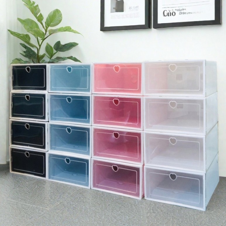 Big!P}Size^ul^Foldable Colorful Shoe Box Storage Organizer Foldable ...