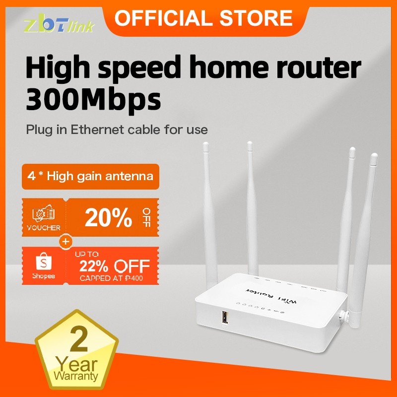 ZBTlink 300Mbps Router Wireless LAN Wireless Access Point Internet Wifi ...