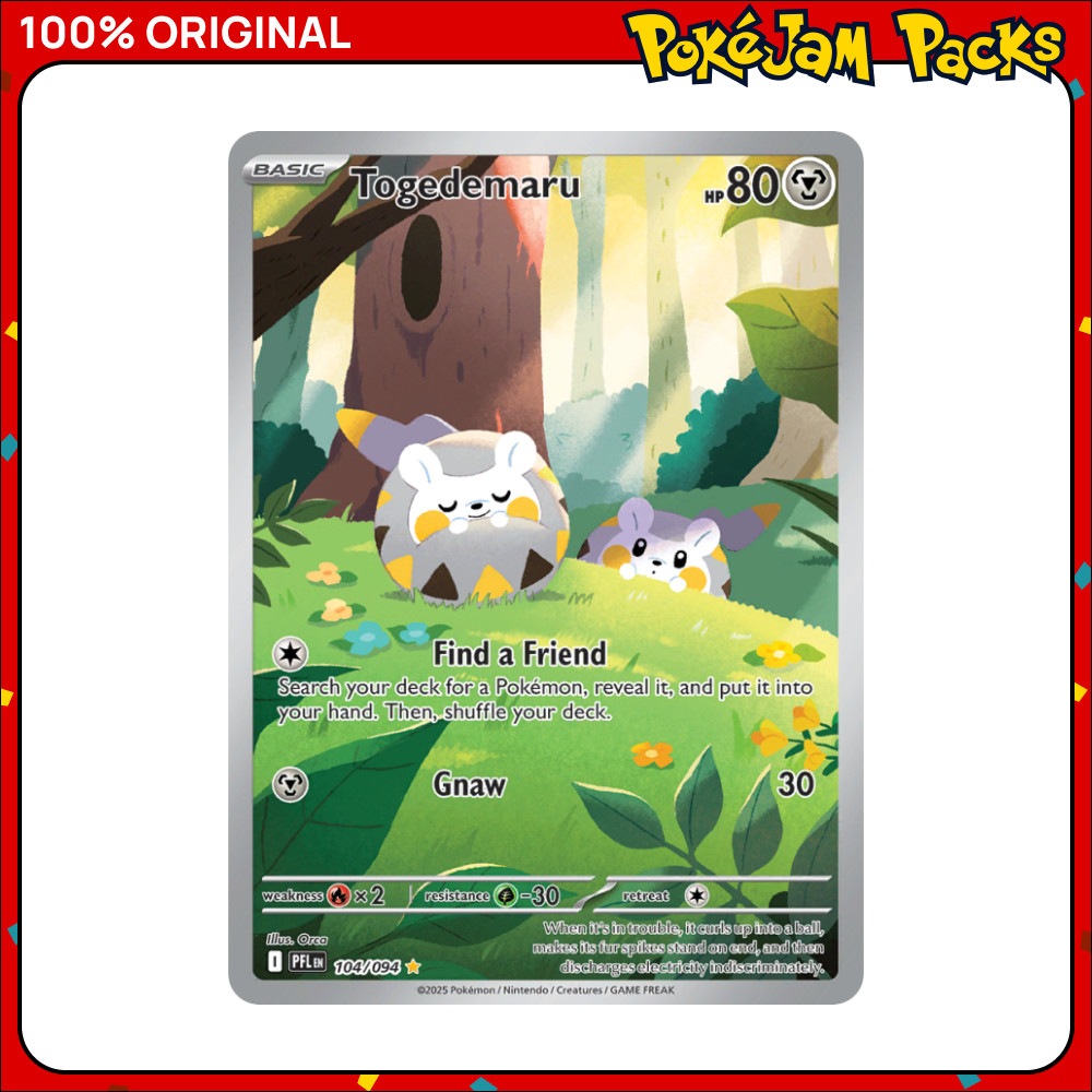 Togedemaru - 104/94 - Illustration Rare - Phantasmal Flames - Pokemon Card  | Shopee Philippines
