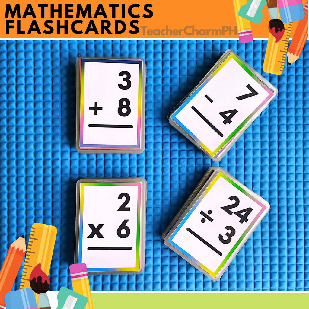 MATH%Jx[MDAS]PP(FLASHCARDS LAMINATED Addition Subtraction)h ...