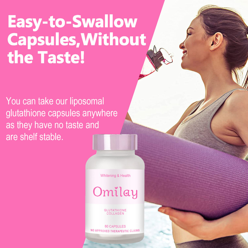 omilay glutathione Omilay Tokyo Glutathione + Collagen Capsules Anti-Aging Whitening Skin  Vitamin@kP}Cu^Beauty:W+Suppl