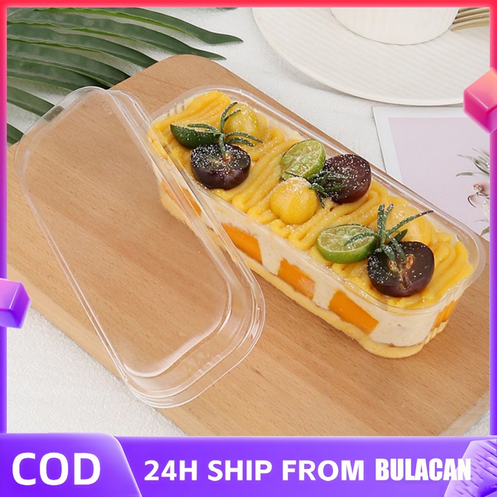 100Pcs Dessert Container Graham Cake With Lid Freezeable Cup Mango ...