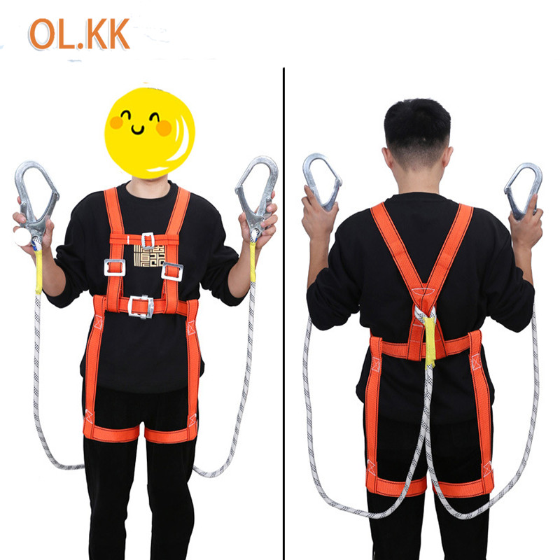 Fall Protection Harness Full Body Safety Harness Big Small Hook Half ...