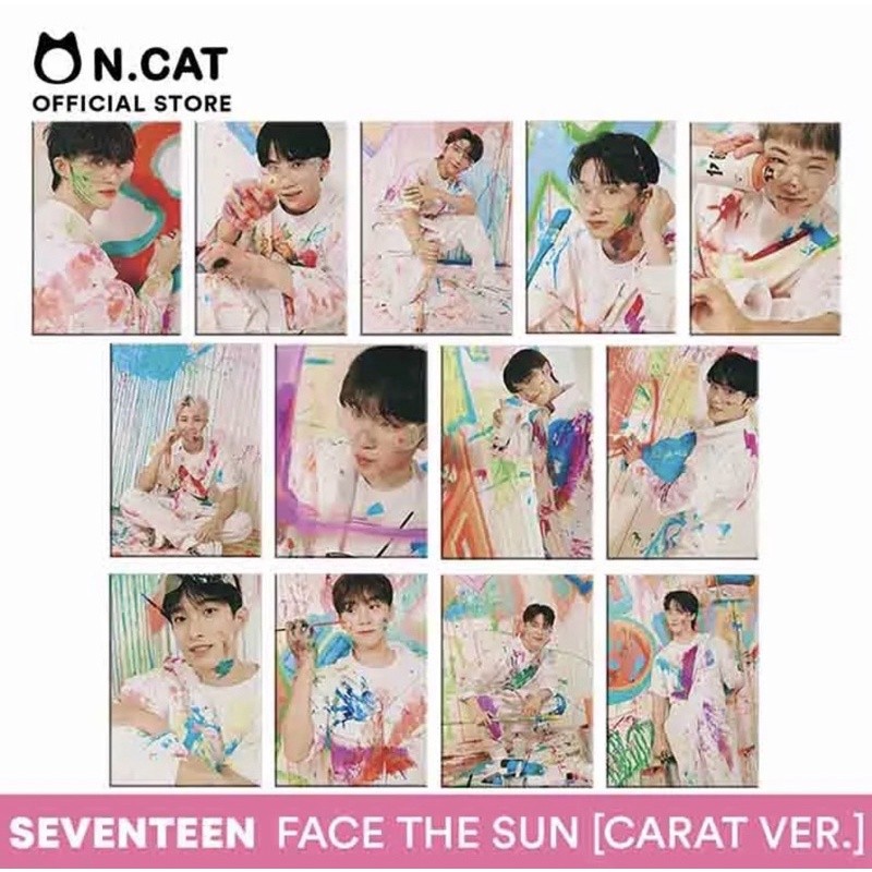 Shop seventeen face the sun carat version for Sale on Shopee