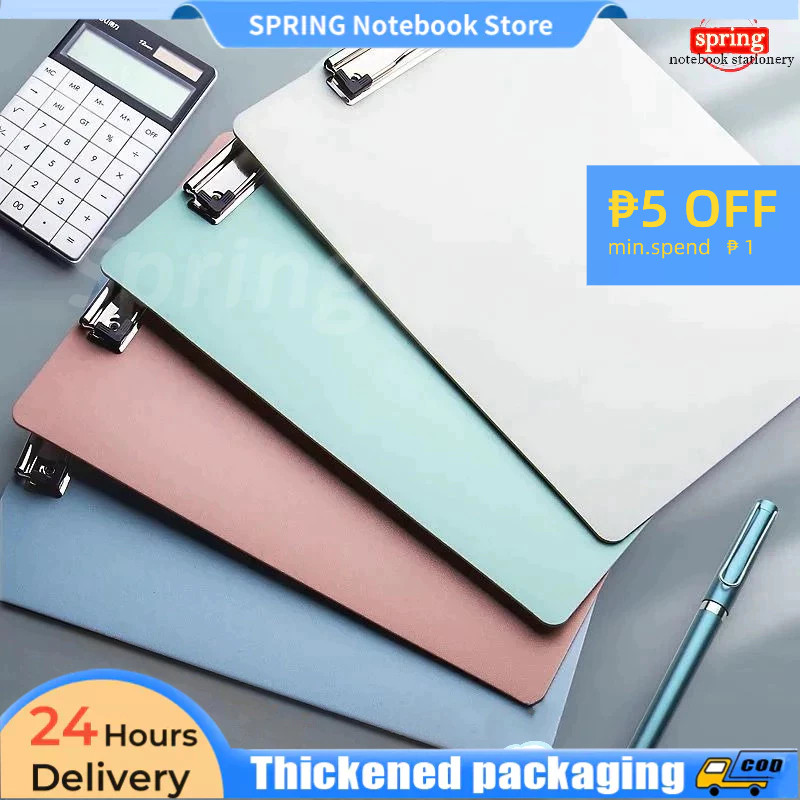 A4 Clip Board Writing Pad Hard Board Long Clip Pad File Paper Folder ...
