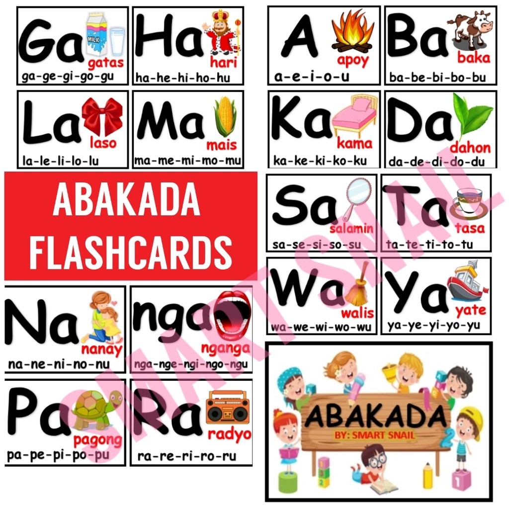 ABAKADA#B]Flashcardsr|Laminated | Shopee Philippines