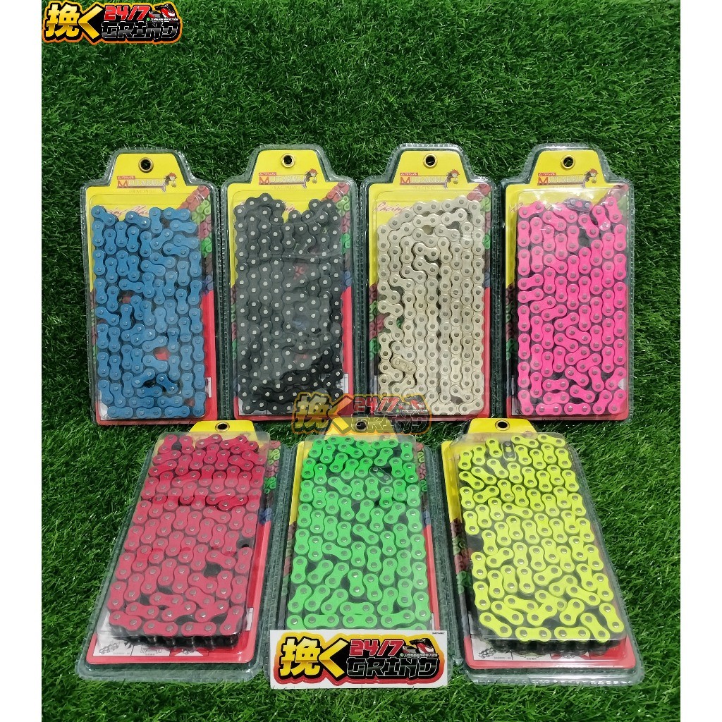 Motorcycle Chain Color 415/428 Made in Thailand Universal | Shopee ...