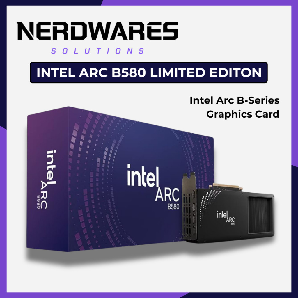 INTEL ARC B580 Limited Edition 12GBi DDR6#b?Graphics>HCard | Shopee ...