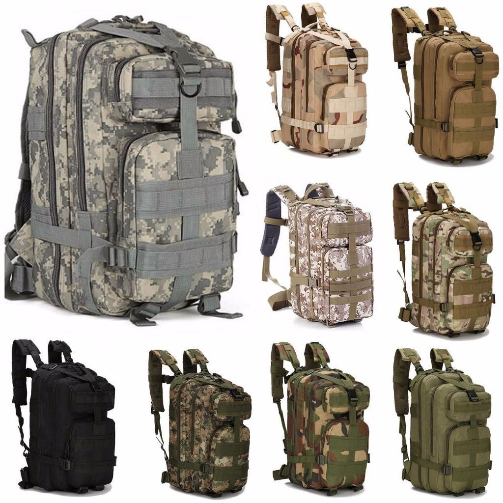 25L Men Backpack Rucksack Unisex Outdoor Travel Hiking Backpack(f ...