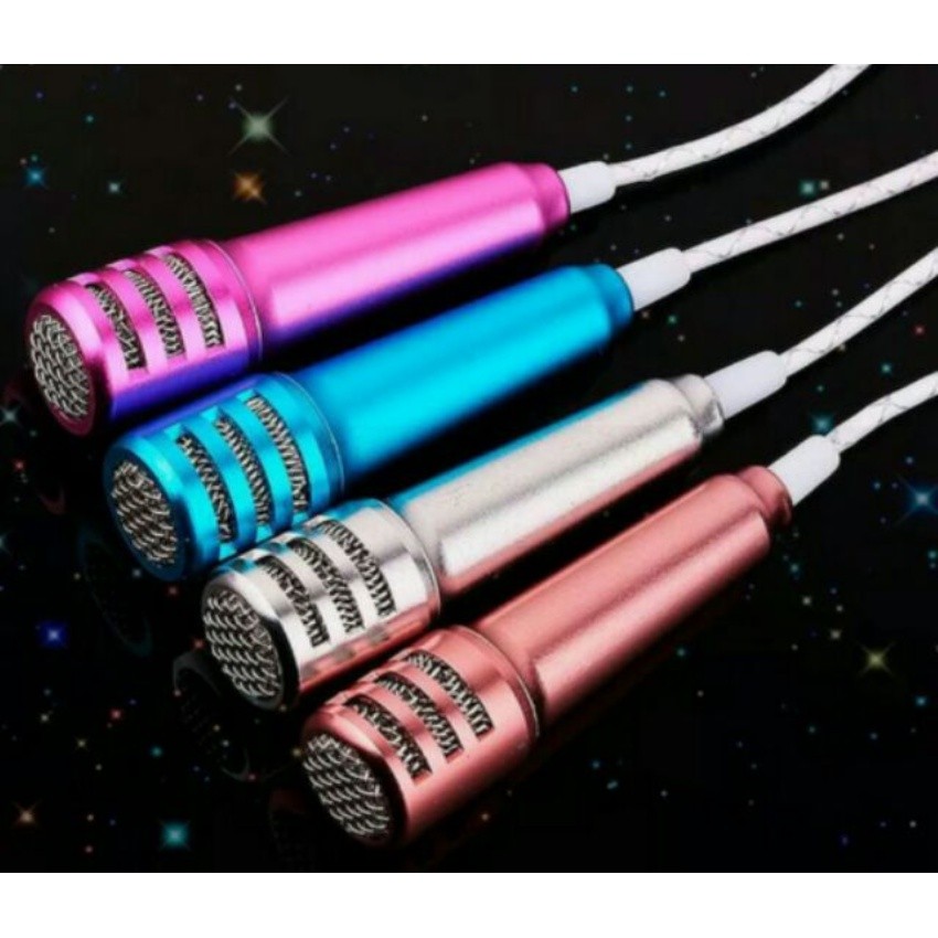 Mini Microphone with headset Mini Mic Stereo Mic with Earphone for ...
