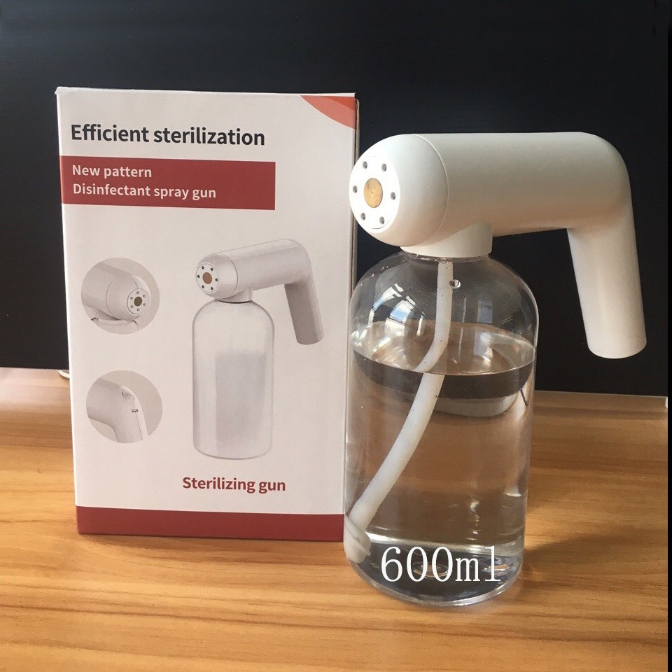 Nano atomizer disinfectant spray solution mist sprayer uv light L ...