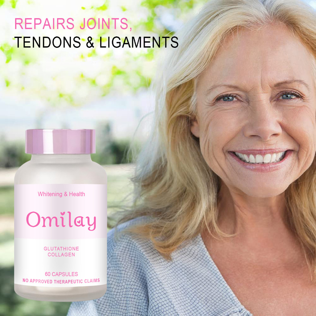 omilay glutathione Omilay Tokyo Glutathione + Collagen Capsules Anti-Aging Whitening Skin  Vitamin[Eb>C-QR?BeautyS~Supp