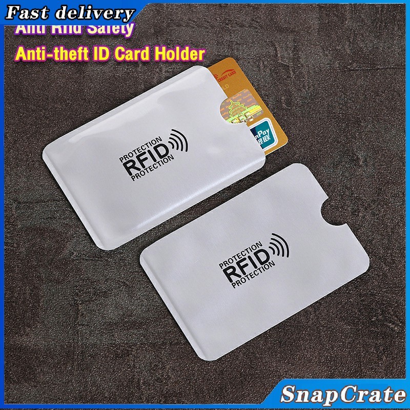 Snap Id Protector Passport Holder Bank Card/Id Card Aluminum Foil*dAnti ...