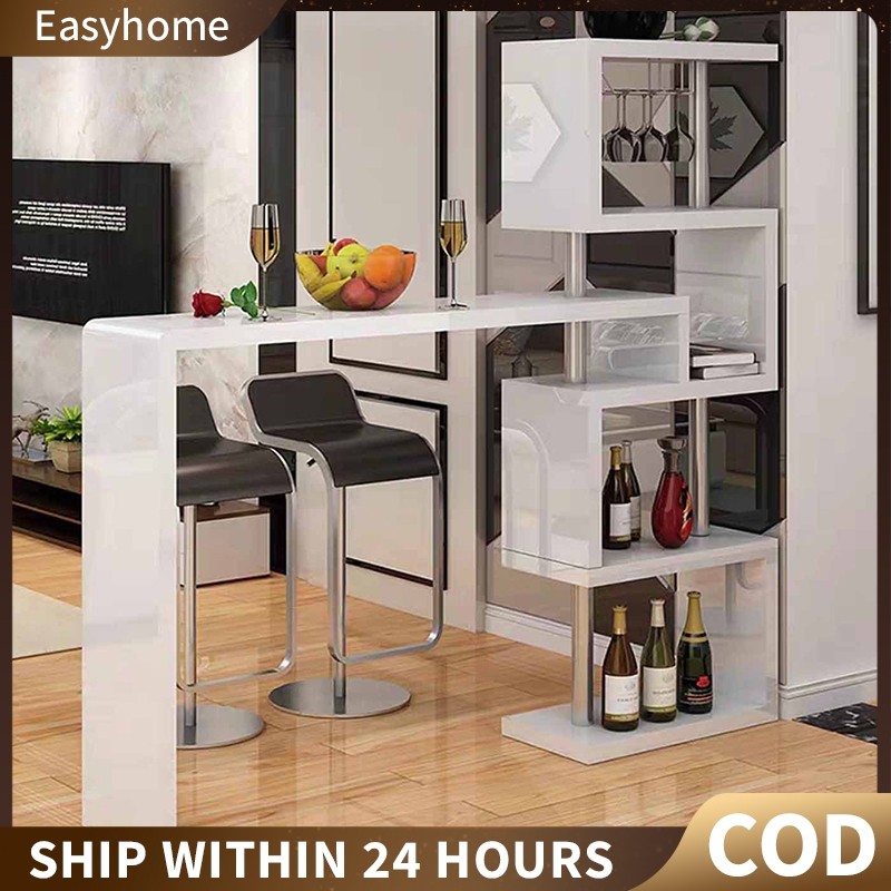 COD Modern MINI Bar Table Rotating 360 Swivel Bar Counter Table Coffee ...