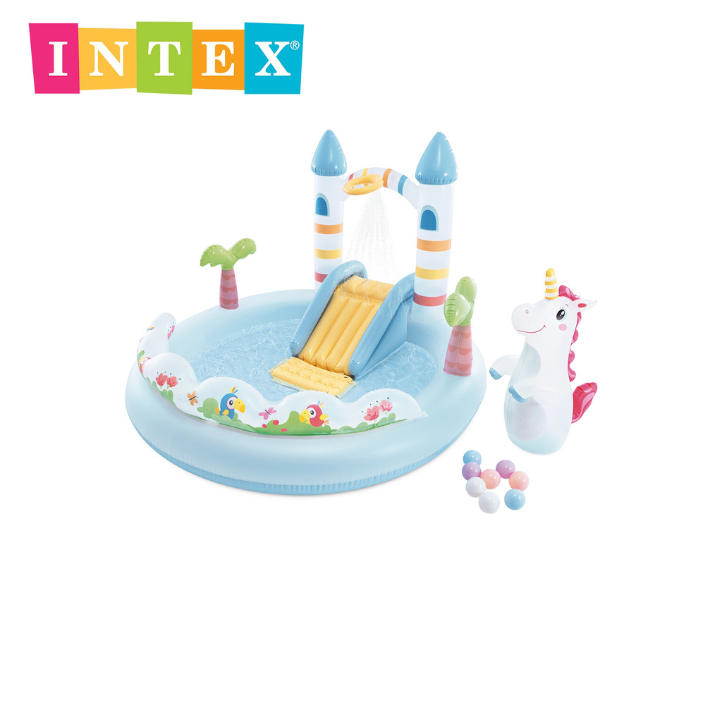 INTEX 56148 UNICORN CASTLE PLAY CENTER , Age 2+ | Shopee Philippines