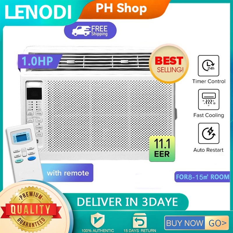 Window Air Conditioner, Digital LED Display, Fast Cooling, 0.8HP Air ...