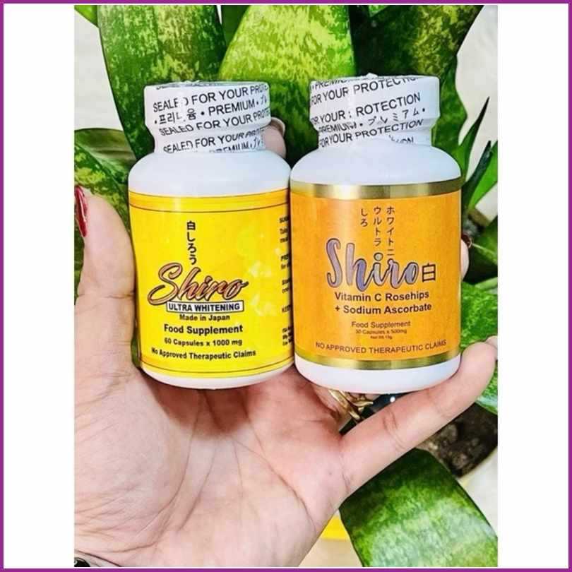 SHIRO ULTRA WHITENING / SHIRO GLUTATHIONE ( SHIRO PAIR  )[ue,w/[Po[FREE<d^GIFTS
