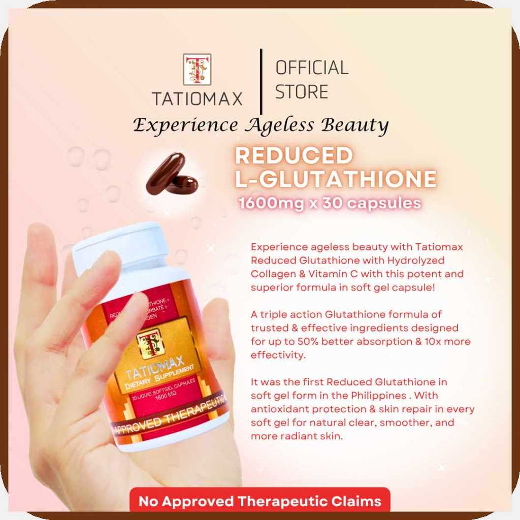 tatiomax glutathione softgel capsules Plus Soft Gels For Skin Whitaning 60 at 6000.00 INR in Bengaluru TATIOMAX Reduced Glutathione Collagen Vitamin